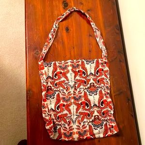 Free People reusable eco tote bags made of fabric bundle of three bags